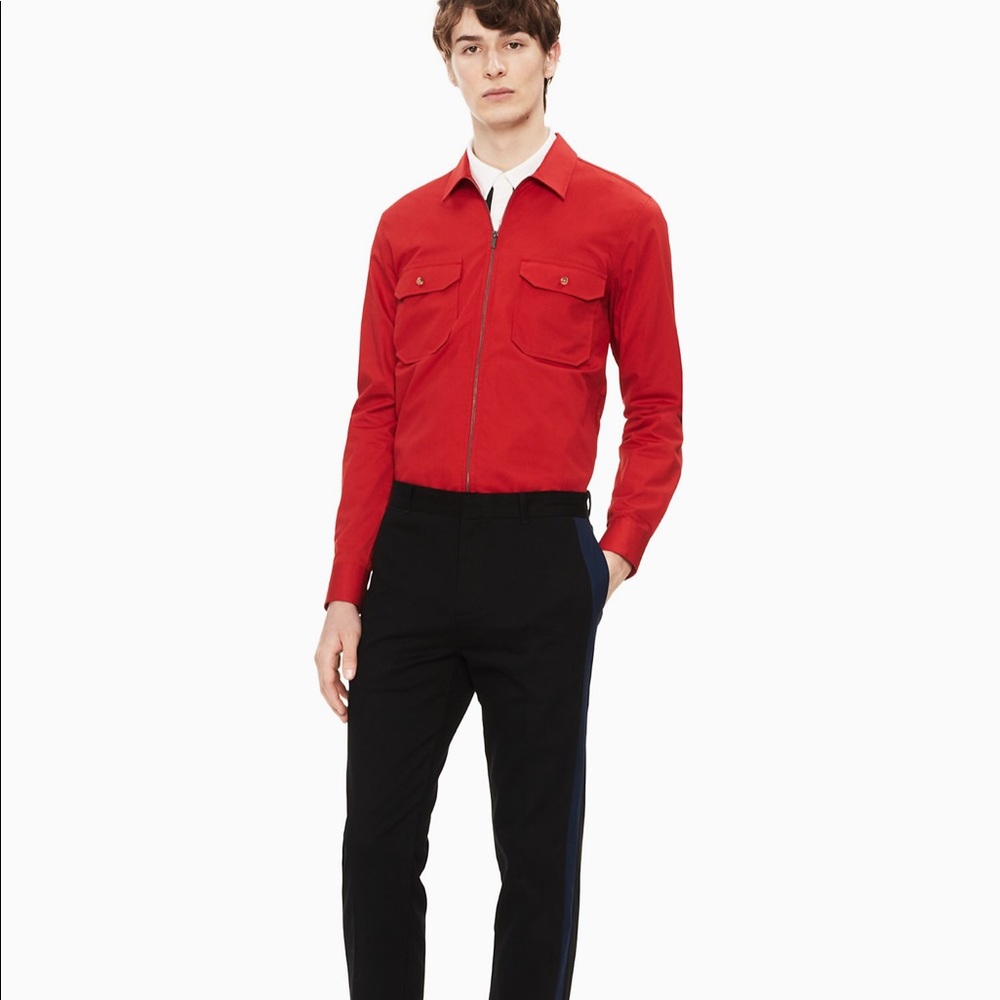 Calvin Klein red shirt